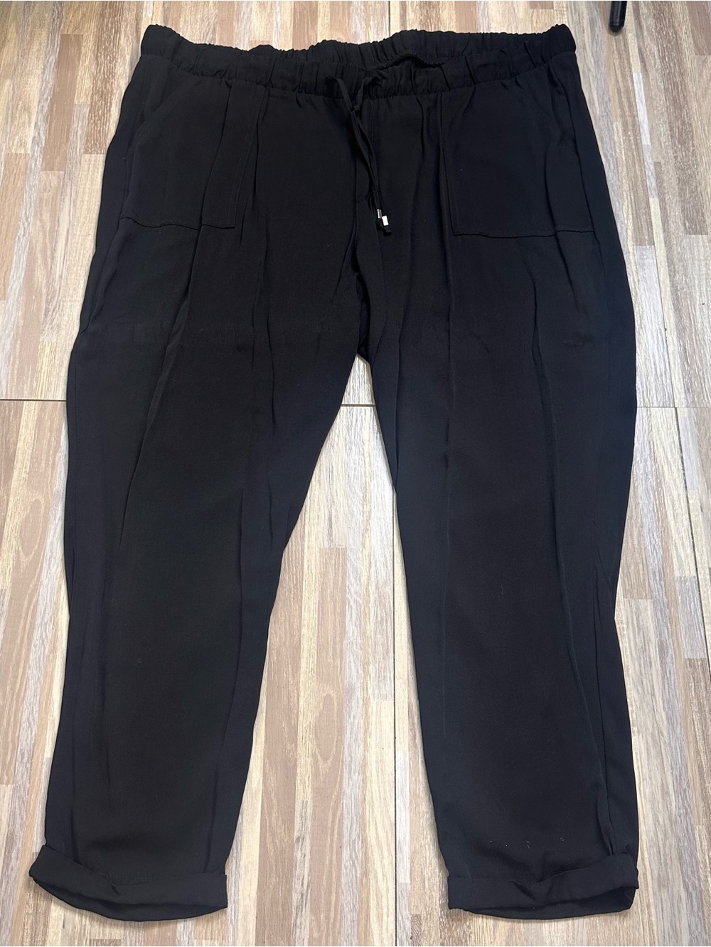 Old Navy Black Drawstring Jogger Pants Women’s size XXL